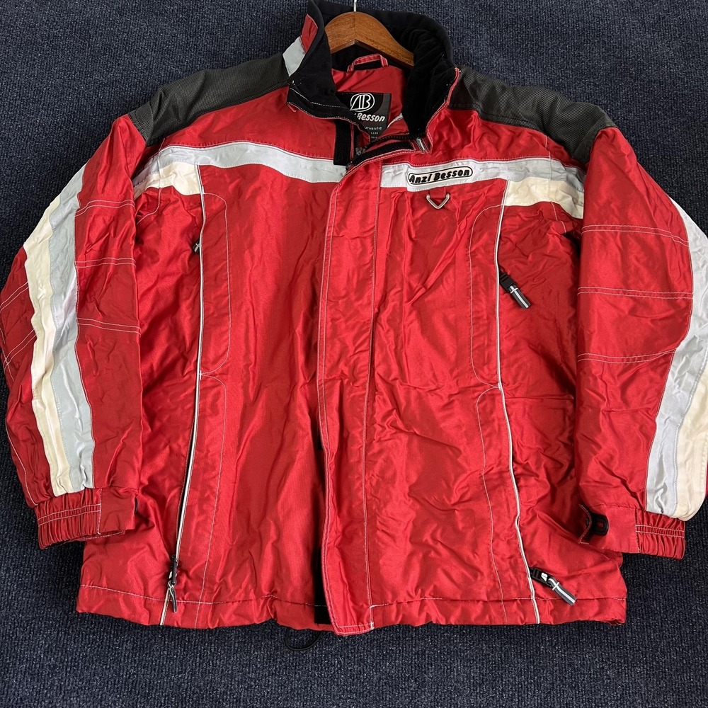 Anzi Besson Jacket Mens Medium Red Ski Snowboard Insulated Shell Winter Coat